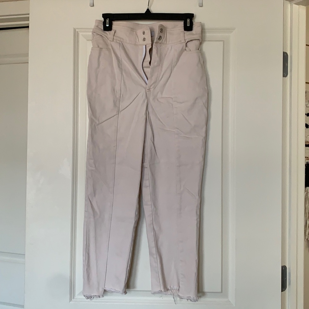 JOA Cream Jeans